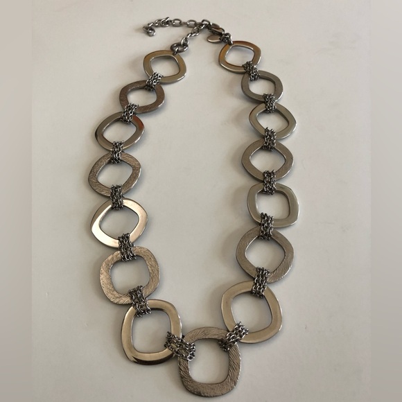 Stainless Steel Jewelry Bundle includes 2 Necklaces and 1 Pair Earrings - Picture 4 of 8